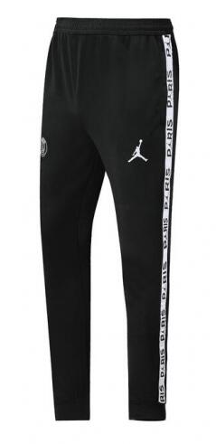 2019-20 PSG Air Jordan Black Braid Training Pants